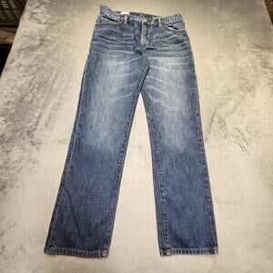 Gap Jeans Womens 26 Blue Medium Wash Boyfriend Relaxed Denim 5-Pocket Zip Fly